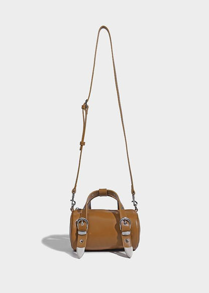Compact Barrel Crossbody Bag