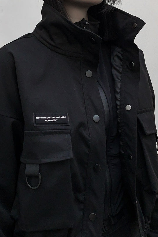 Cropped Street Utility Jacket