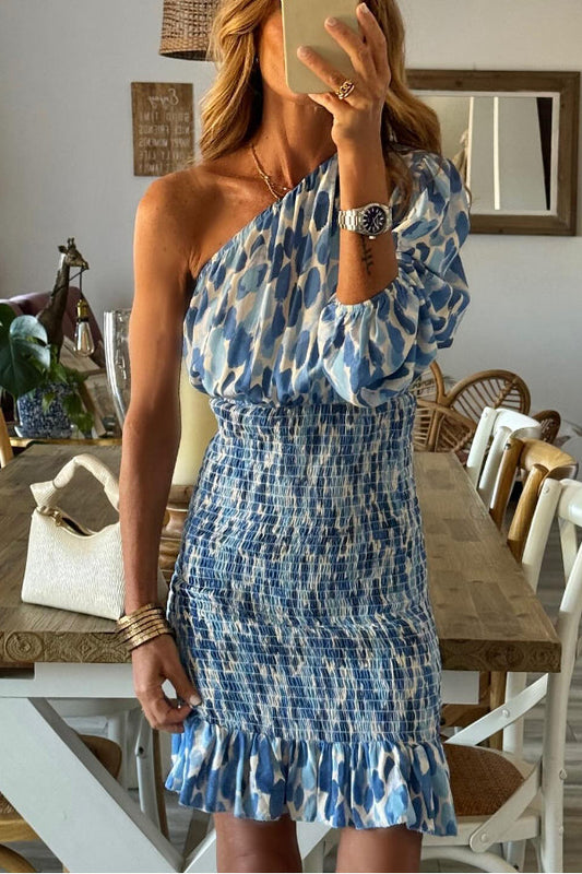 Combined Asymmetrical Dress