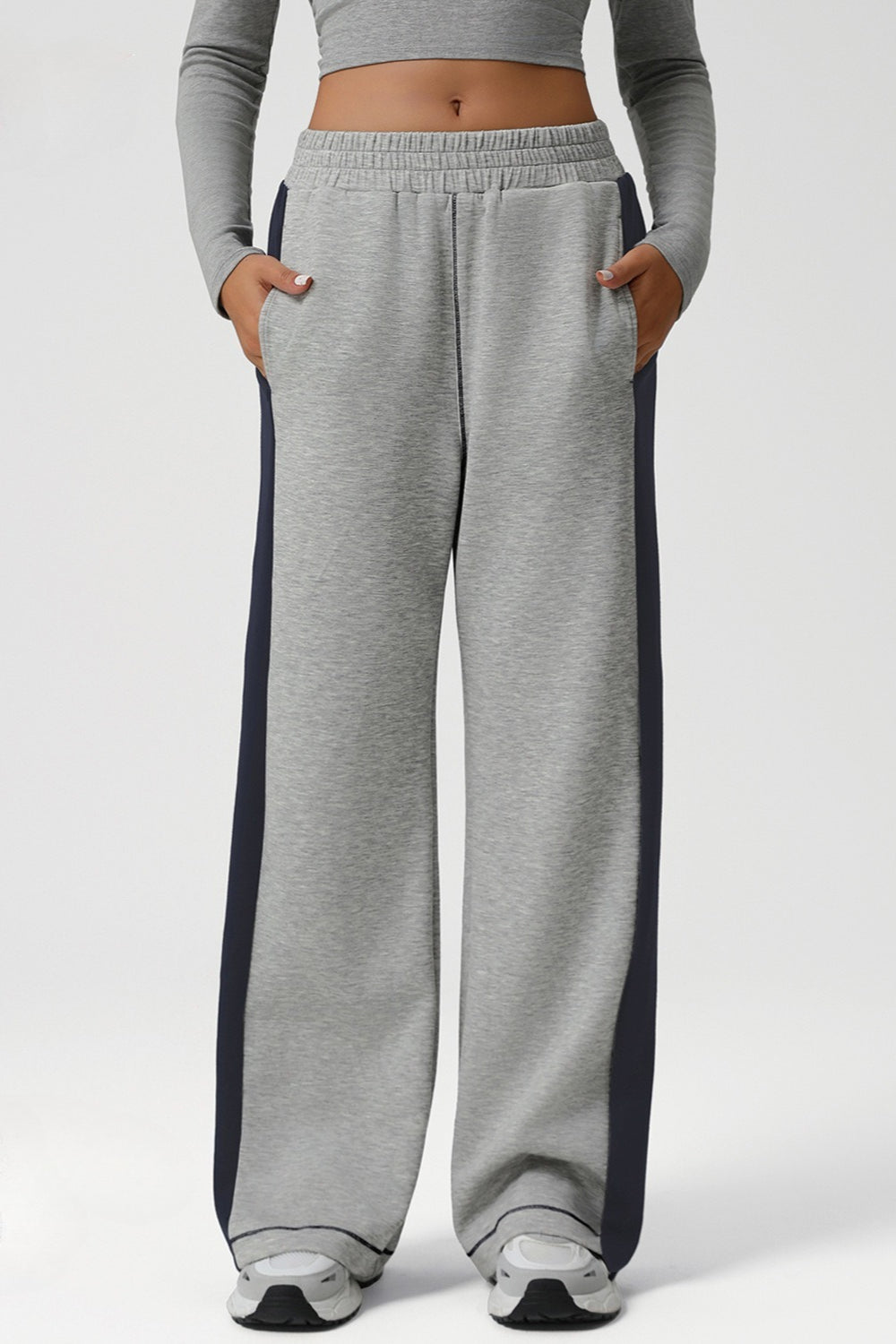 Color Block Yoga Knit Pants