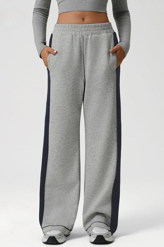 Color Block Yoga Knit Pants