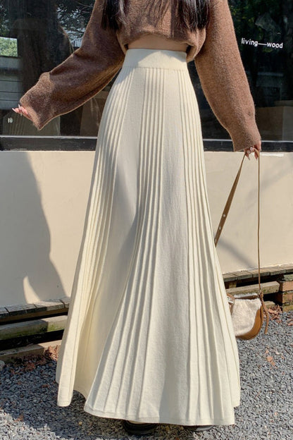 High-Waisted Full Circle Relaxed Skirt