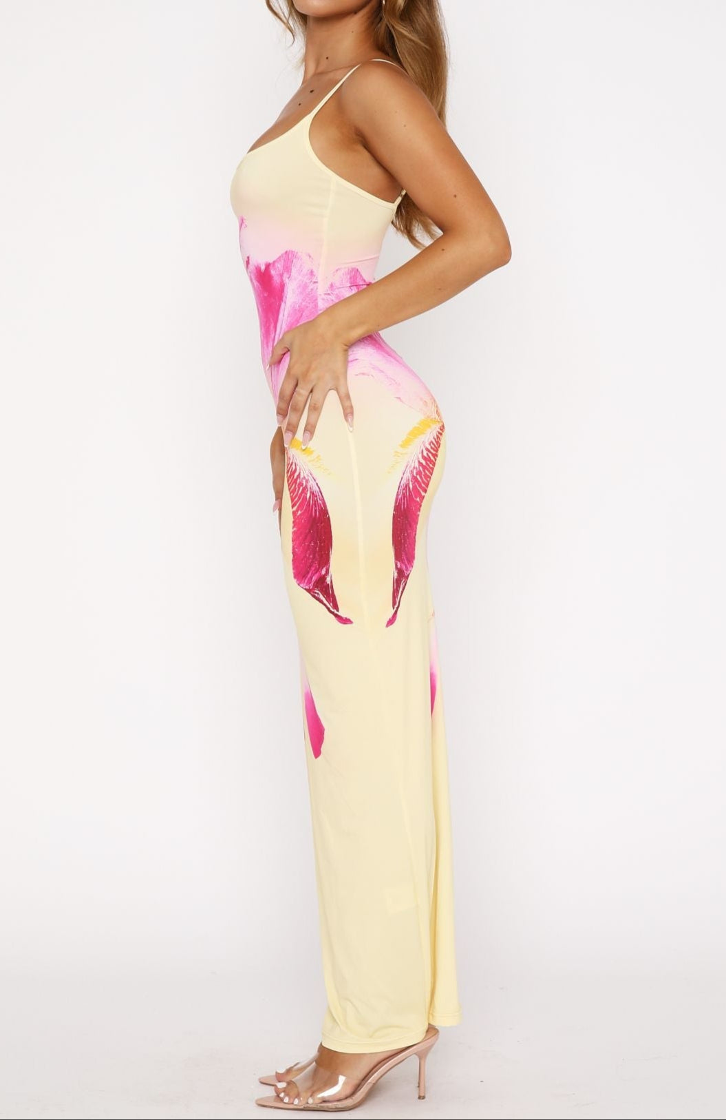 Jazmín Maxi Dress Lemon Spritz