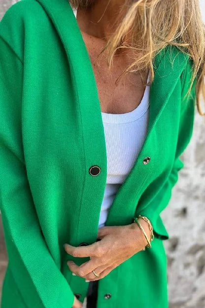 Solid Color Casual Women's Coat