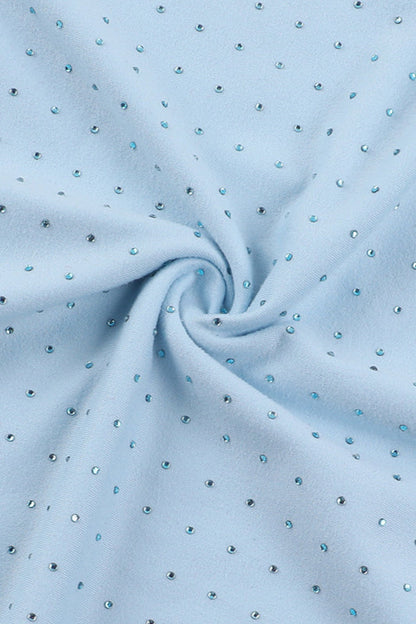 Rhinestone Strap Bodycon Maxi Dress