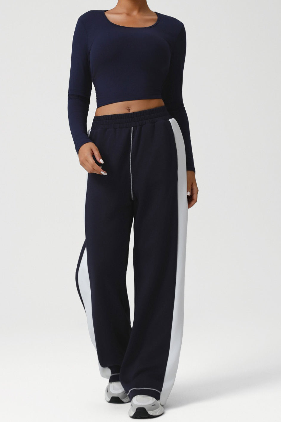 Color Block Yoga Knit Pants