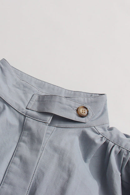 Relaxed Pleated Detail Jacket