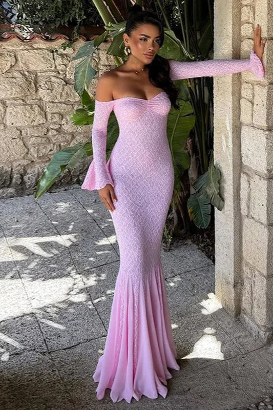Sexy Bodycon Evening Lace Dress