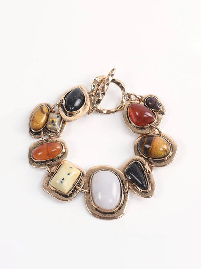 Boheme Geometrical Stones Bracelet