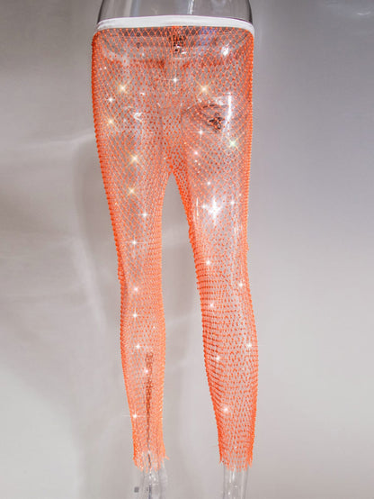 Rhinestone Diamond Studded Stockings