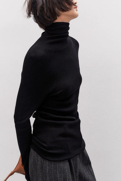 Soft Wool High Neck Fitted Base Layer