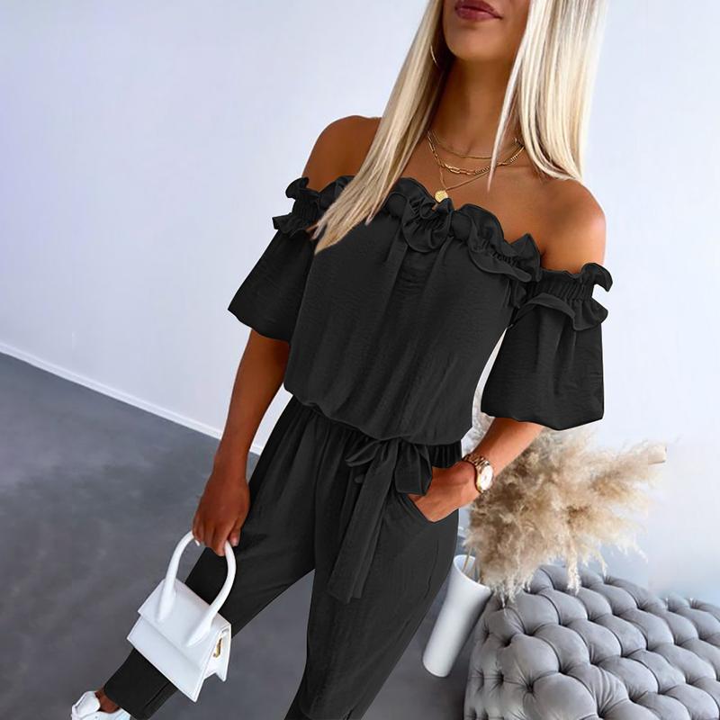 Lila | Off Shoulder Jumpsuit