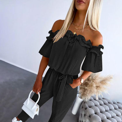 Elysia | Off Shoulder Jumpsuit