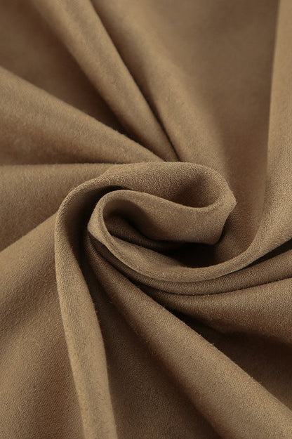 Khaki Suede Work Jacket