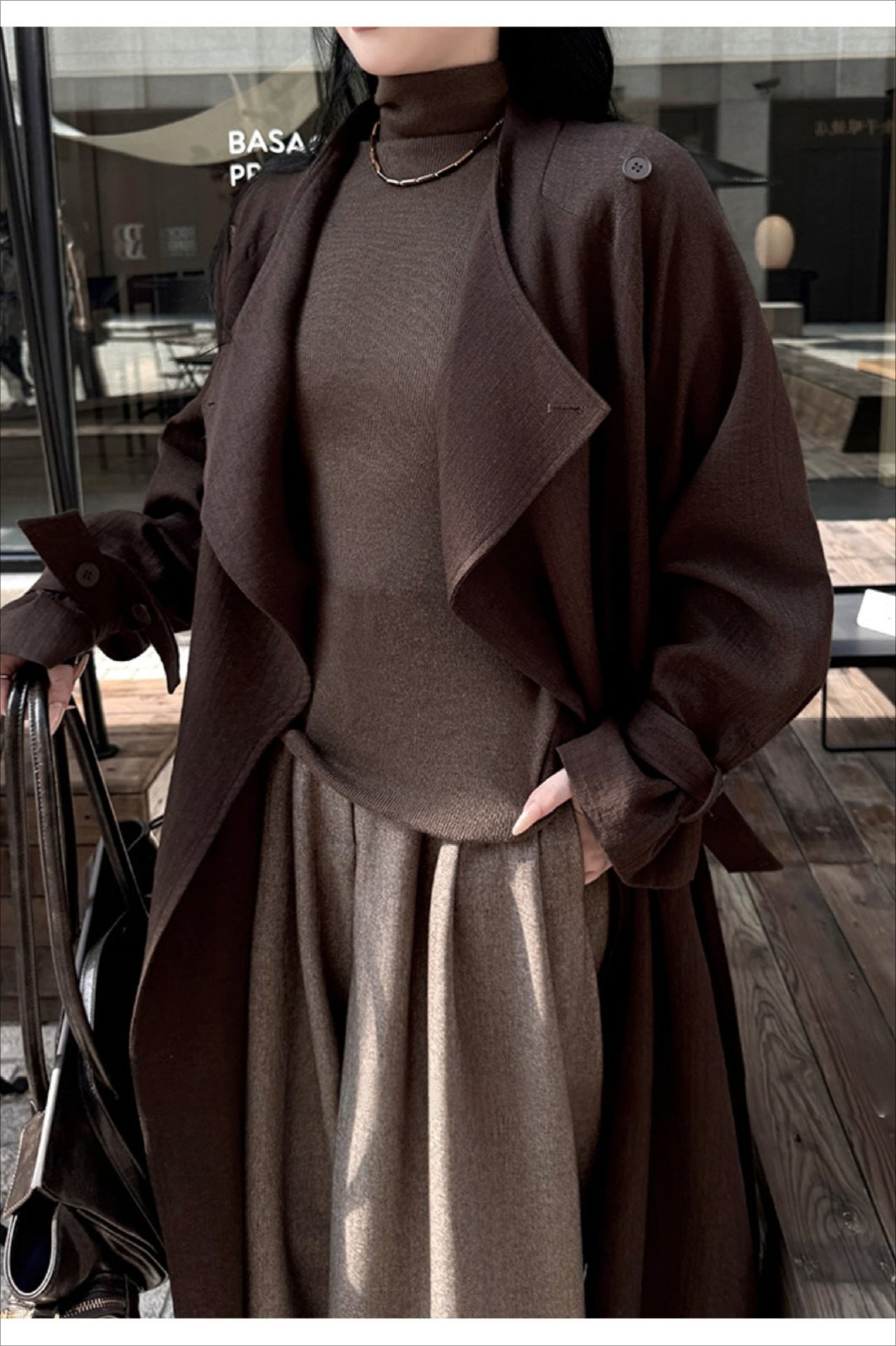 Autumn Women's Lightweight Long Overcoat