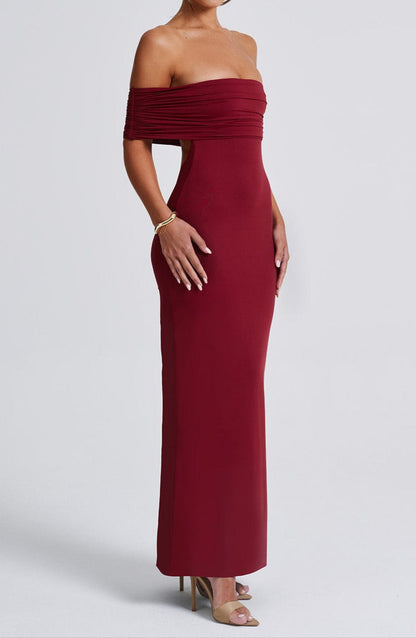 Ariadna Maxi Dress - Burgundy