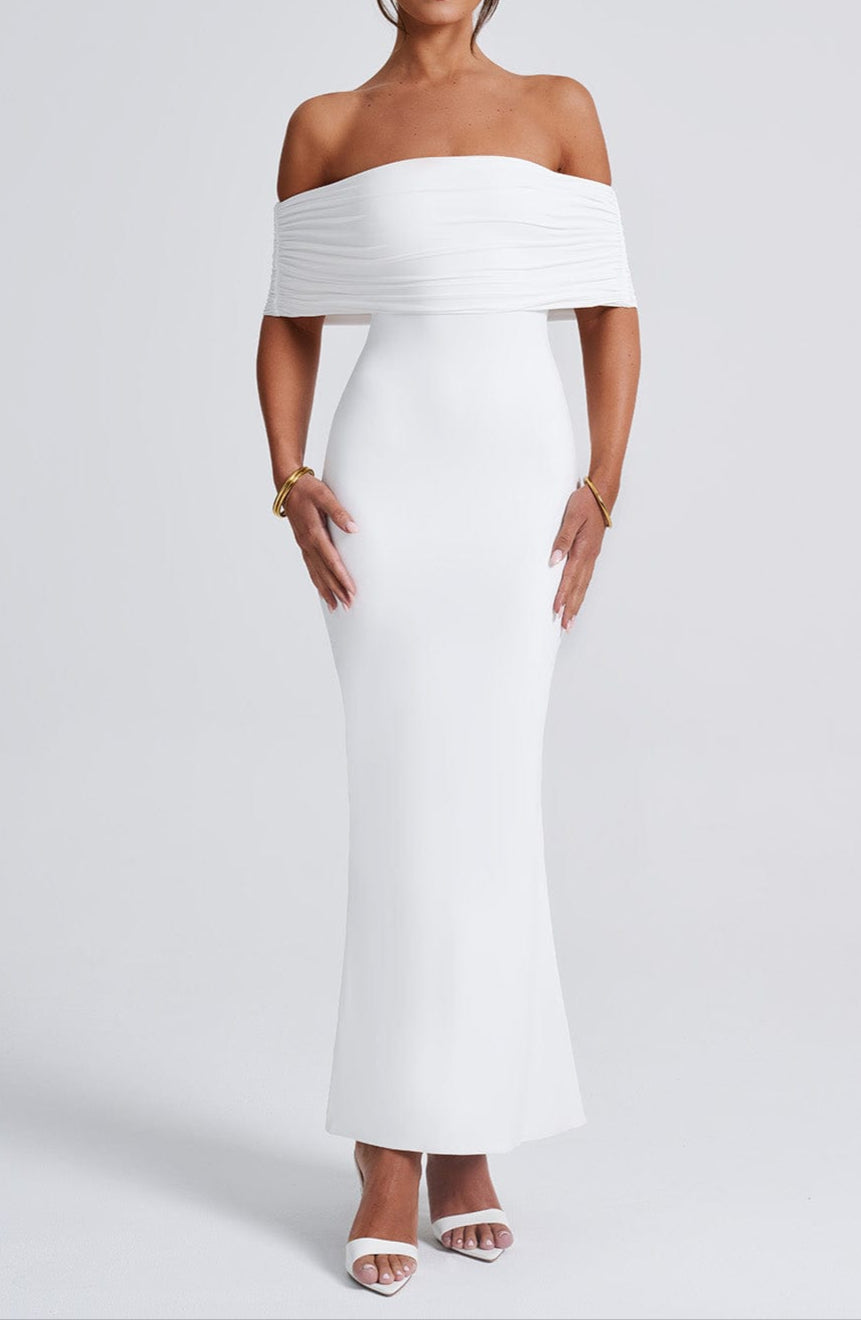 Cinzia Maxi Dress - White