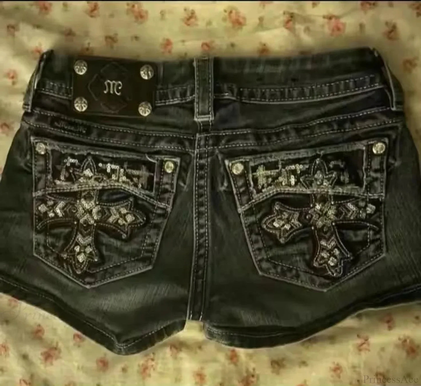 Beloved Stitched Denim Shorts