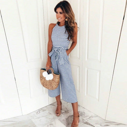 Celia | Striped Jumpsuit