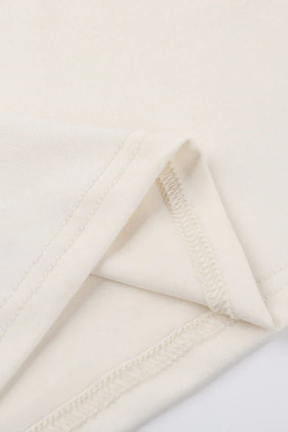 Lace-Up Shoulder Top Set With Skirt Party Dress