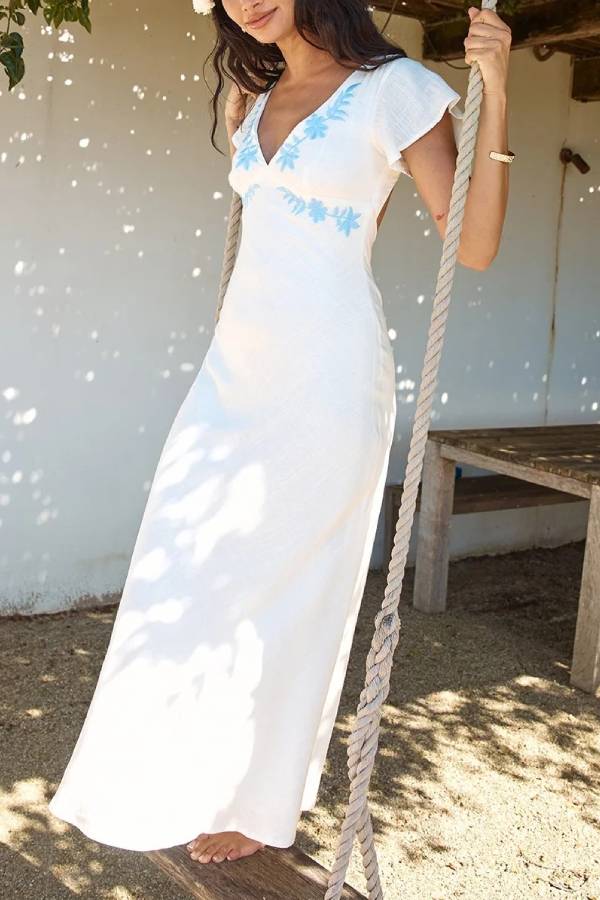 Summer Simple Floral Dress