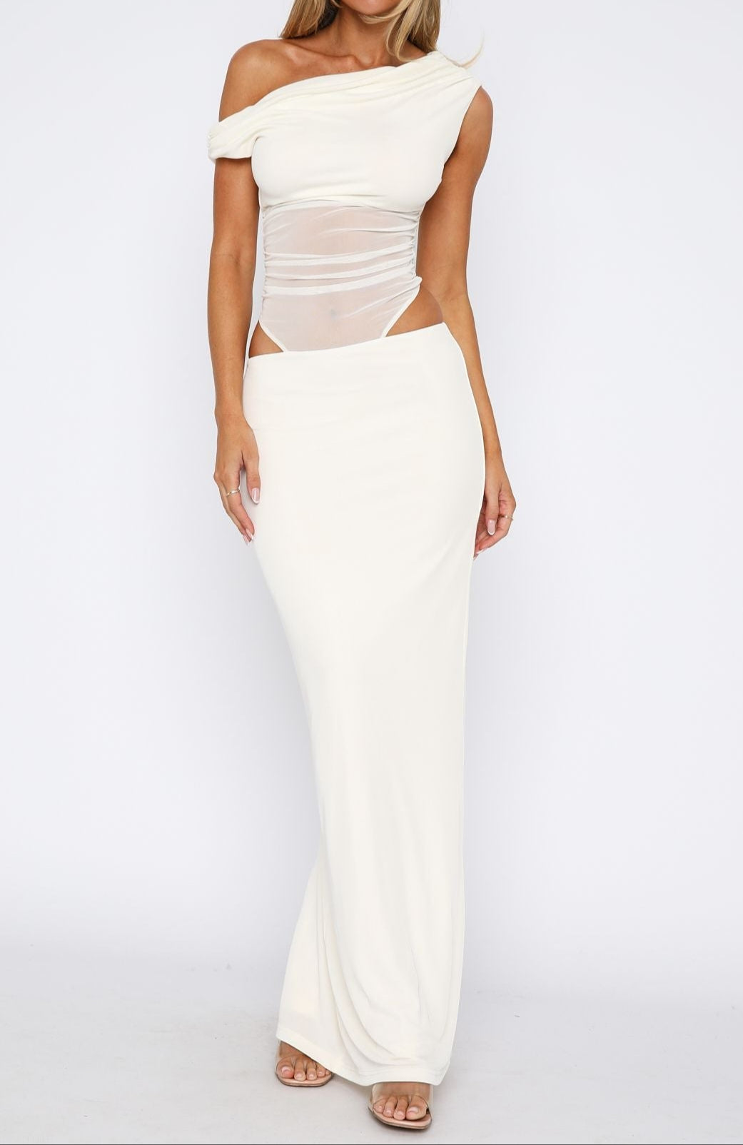Celia Maxi Dress White