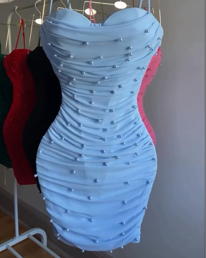 Pearl Dream Mini Dress (Pre-Sale)