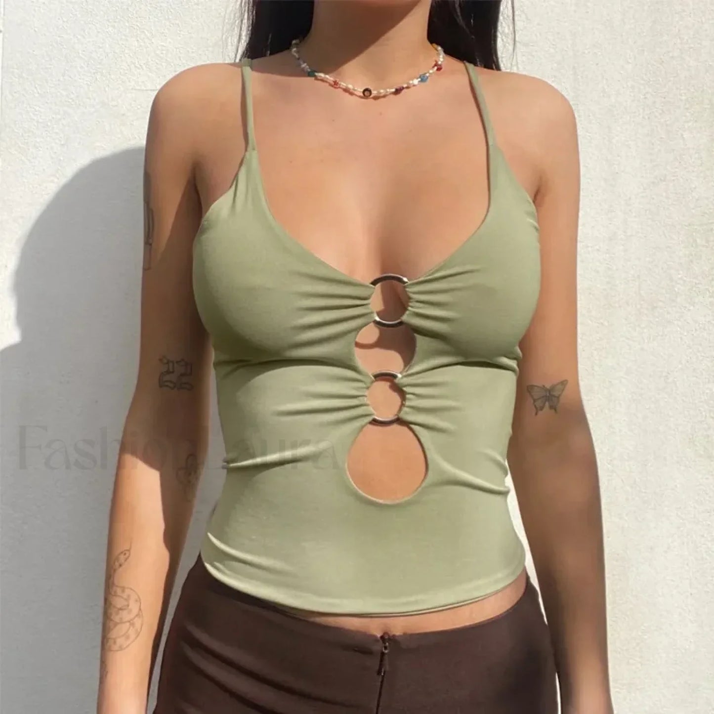 Black Party Club Crop Top
