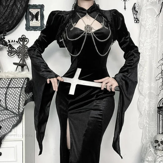 Bright Sleeve Lace Up Mysterious Blouse