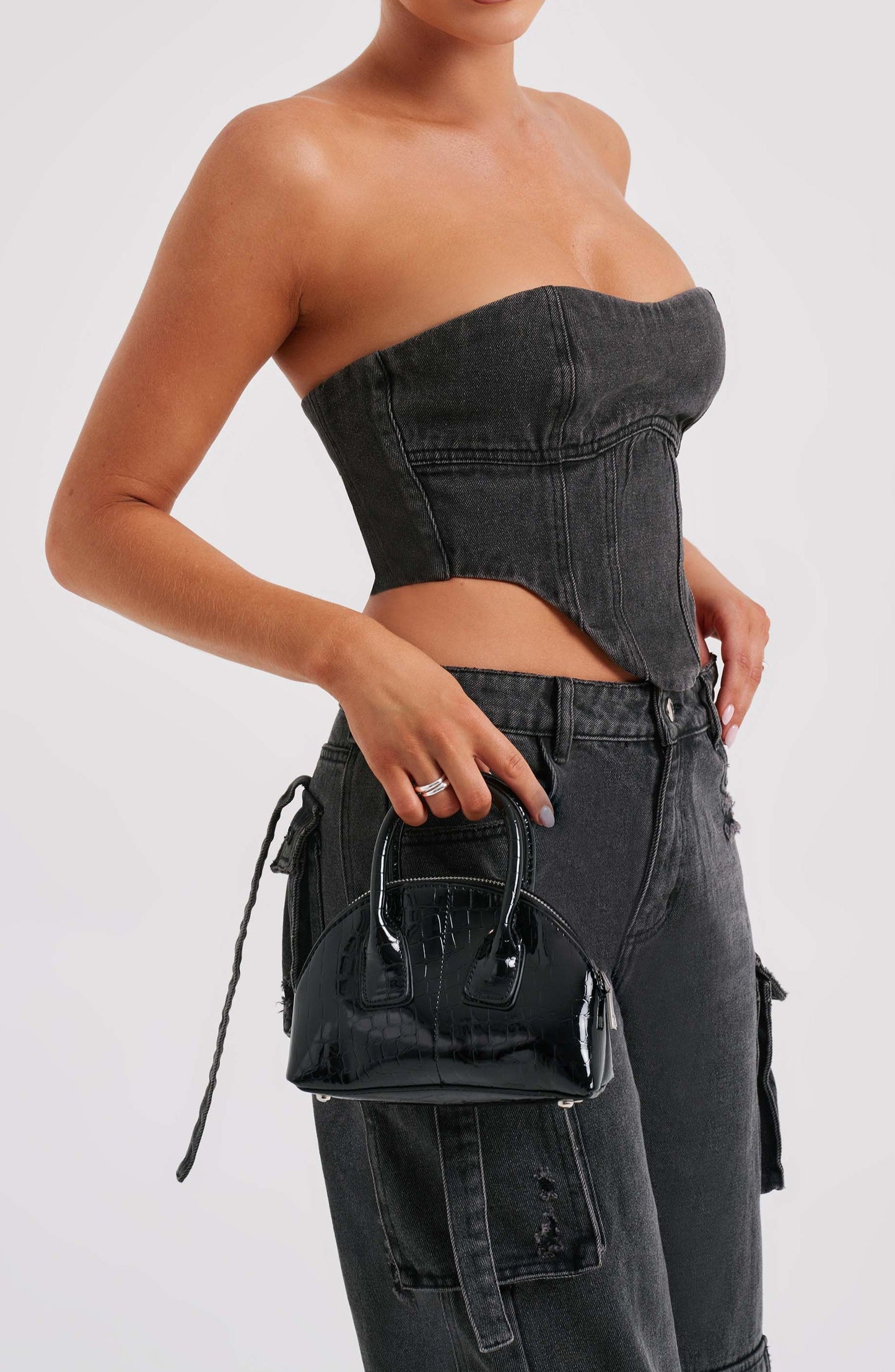 Rafaella Cargo Pant - Black