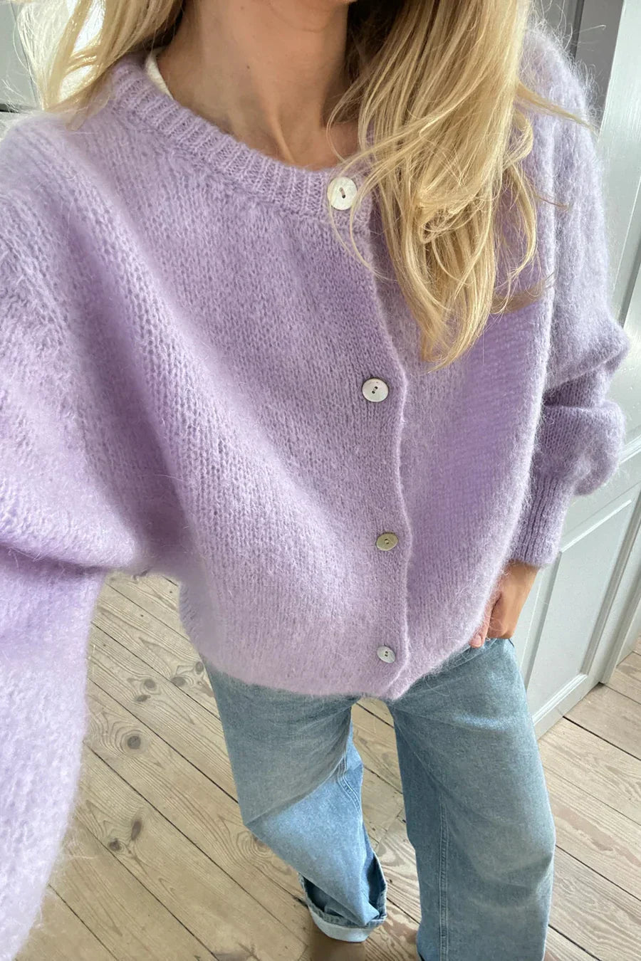Knitted Vest - Lila