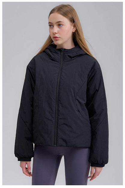 Relaxed Fit Short Puffer Jacket