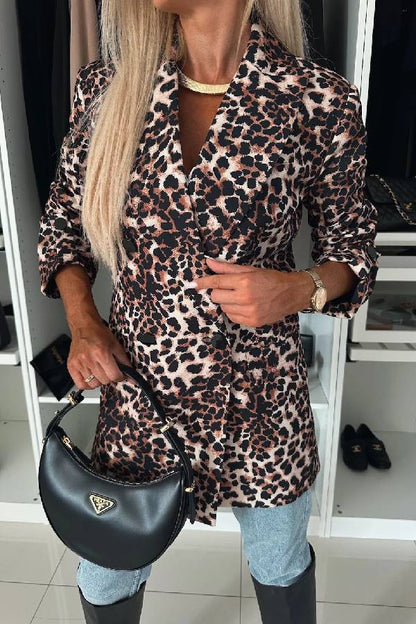 Zebra Striped Blazer