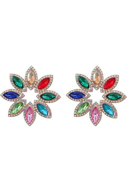 colour Floral Earrings