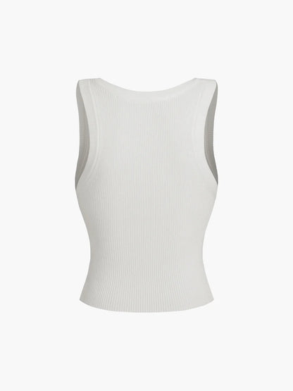 Solid Ribbed Sweater Top
