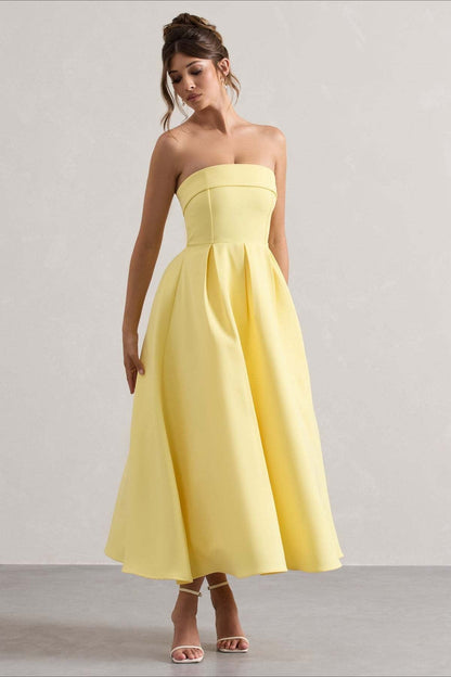 Bandage Strapless Party Dress