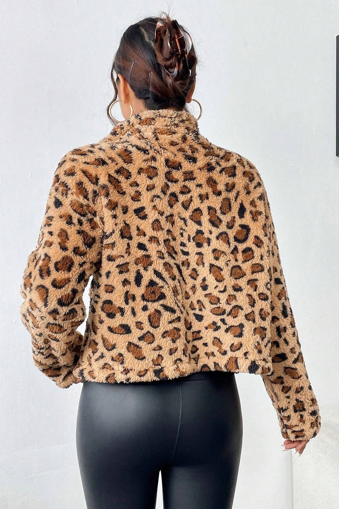 Reversible Fleece Casual Cardigan Coat