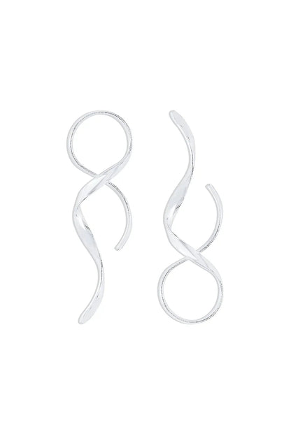 Ismara - Sleek Spiral Earrings
