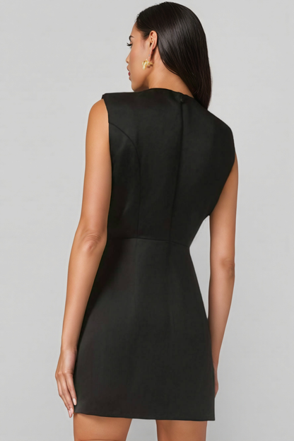 Tamsin Black Diamonds Mini Dress
