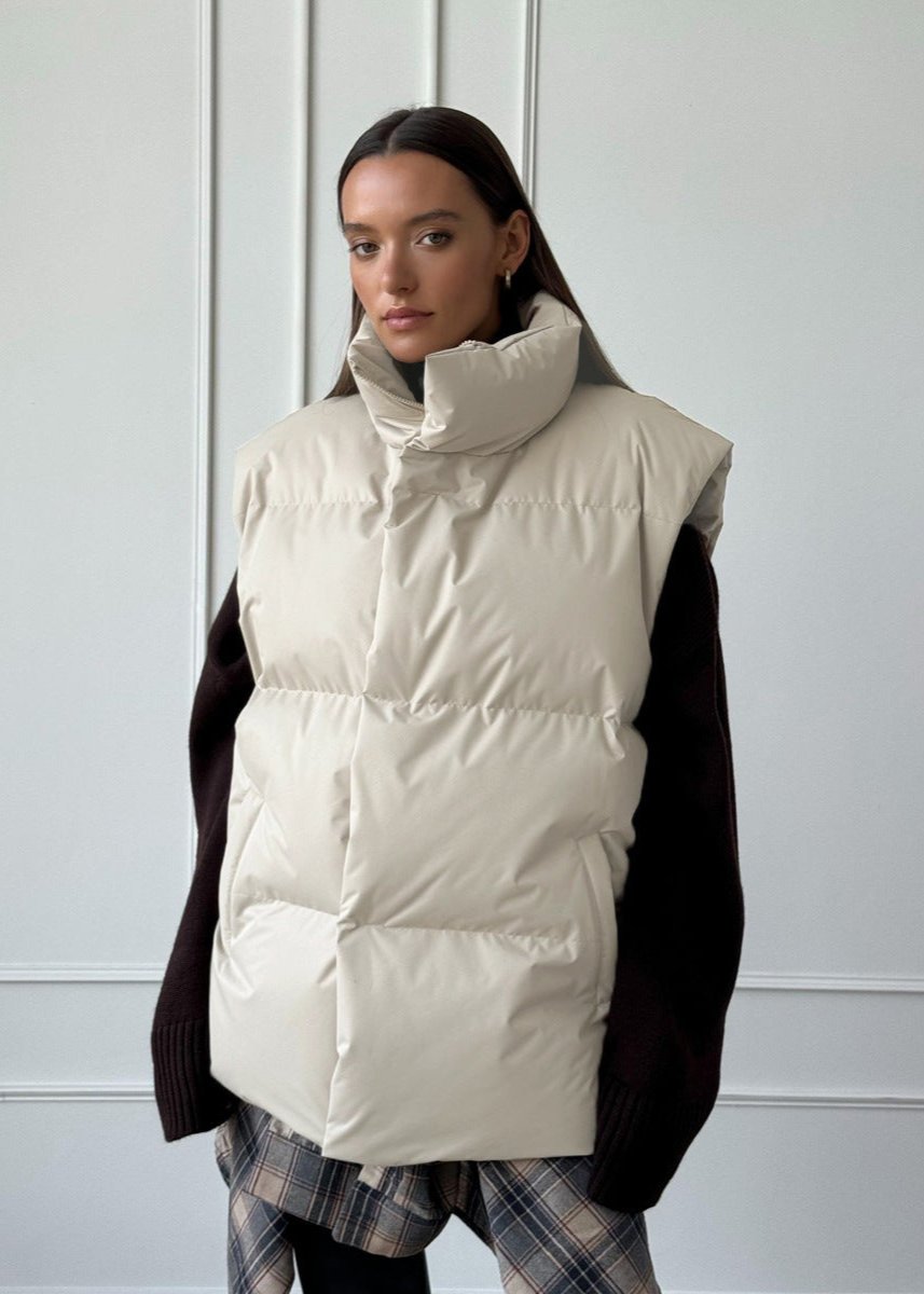 Padded Cotton Vest - European and American Fall/Winter Style