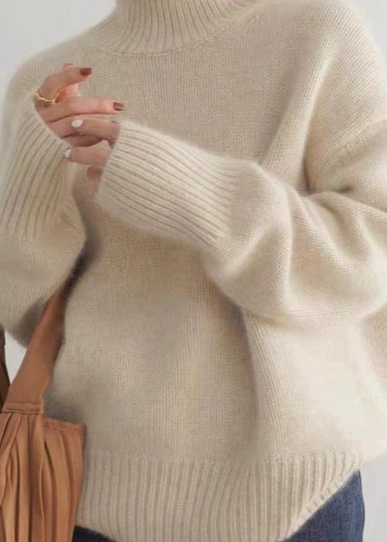 Cozy Grey Turtleneck Sweater - Chic Comfort