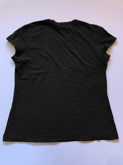 Vintage Brown Guitar Print Short Sleeve Tee