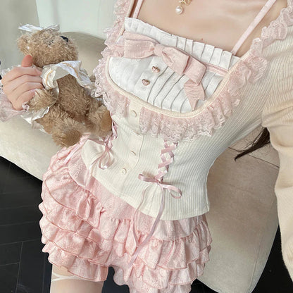 Pastel Princess Cake Skirt Set