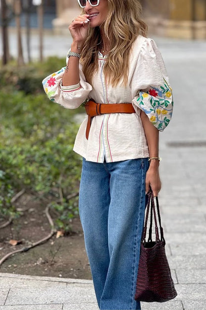 Embroidered Boho Jacket