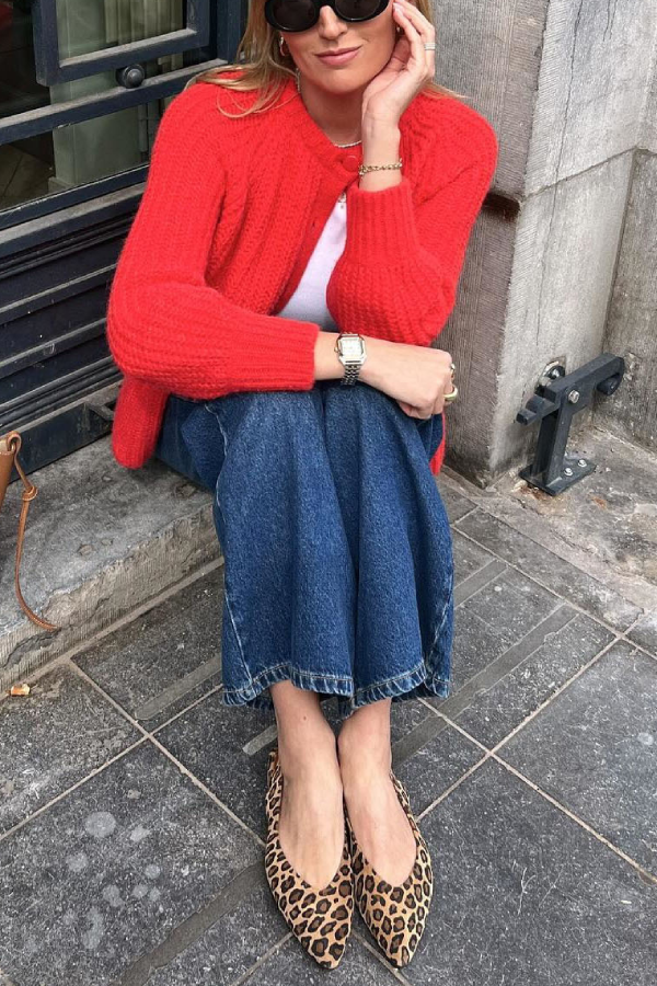 Solid Color Cardigan Long Sleeve Knitted Sweater Jacket