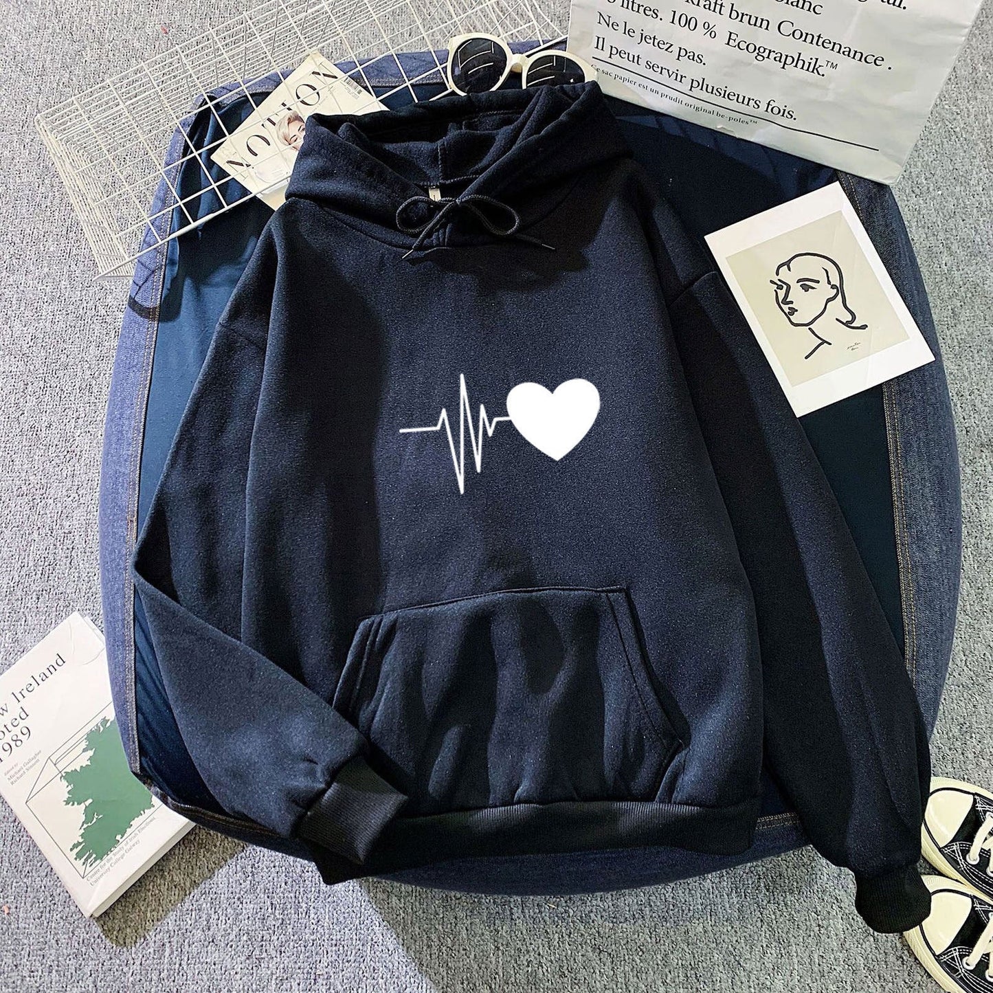 Pulse Love - Graphic Heart Hoodie