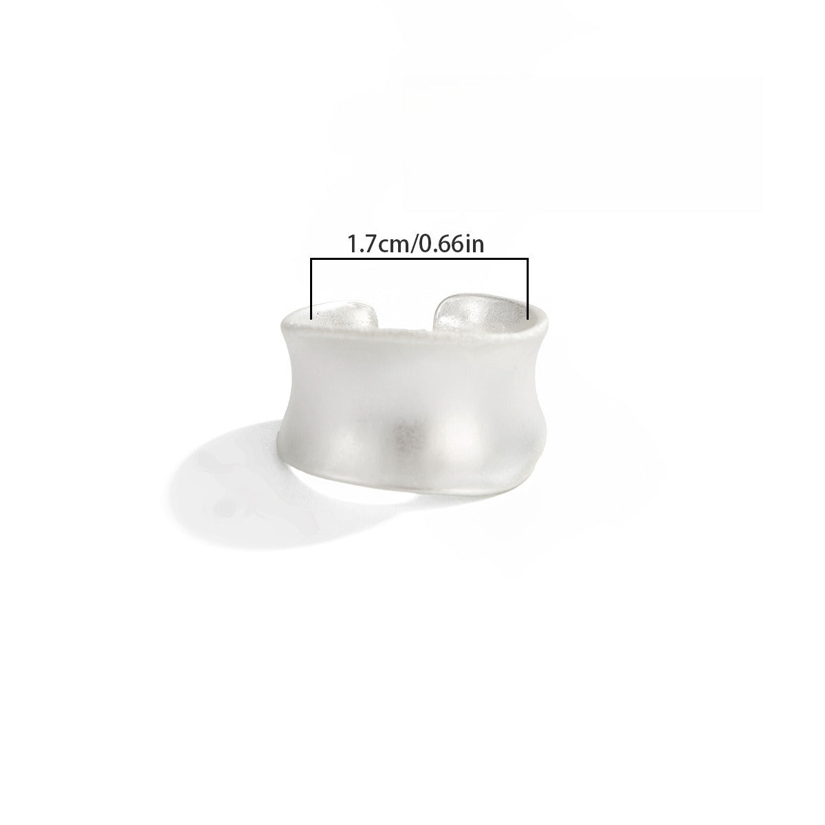 Unisex Irregular Geometric Open Knuckle Ring