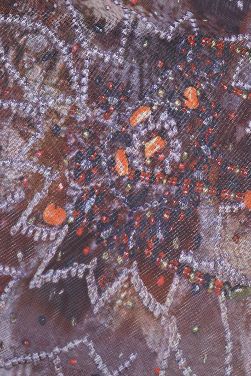 Vacation Style Printed Backless Maxi Dress