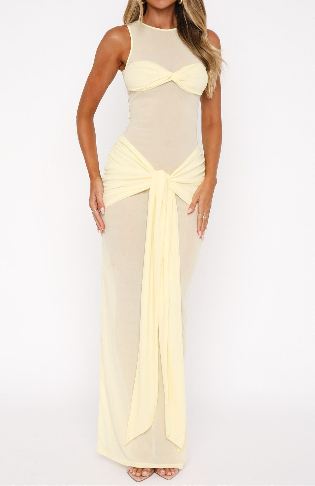 Juliana Maxi Dress Lemon