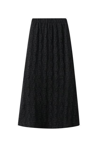 Lace skirt (thick velvet lining)